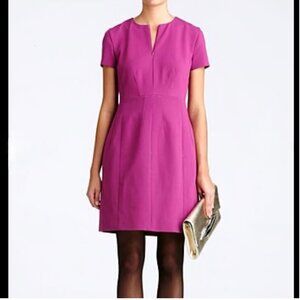 Diane Von Furstenberg Agatha Knit Suiting Purple Dress size 6 retail $428